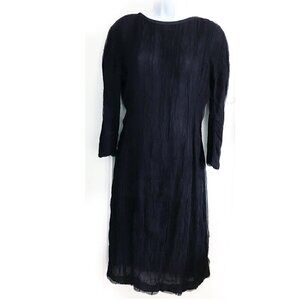 New Alberta Ferretti‎ silk black dress, Size 10
